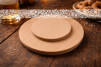 Bierdeckel aus Buchenholz – personalisiert für...