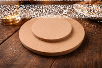 Bierdeckel aus Buchenholz – personalisiert mit...