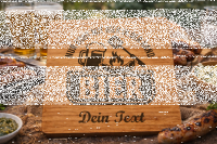 Personalisierter Untersetzer mit Filzrücken aus...