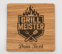 Personalisierter Untersetzer mit Filzrücken aus...