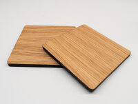 Personalisierter Untersetzer mit Filzrücken aus...