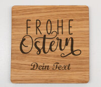 Personalisierter Untersetzer mit Filzrücken aus...