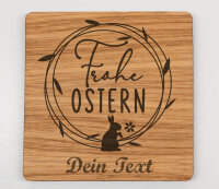 Personalisierter Untersetzer mit Filzrücken aus...