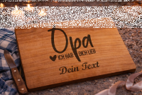 Personalisiertes Schneidebrett aus Kirsche geölt...