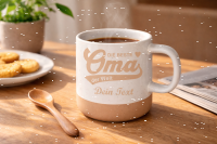 Personalisierte Tasse mit Wunschtext für Oma