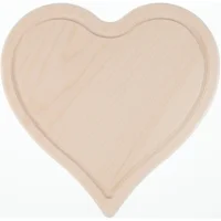 Personalisiertes Herz-Schneidebrett aus Ahorn